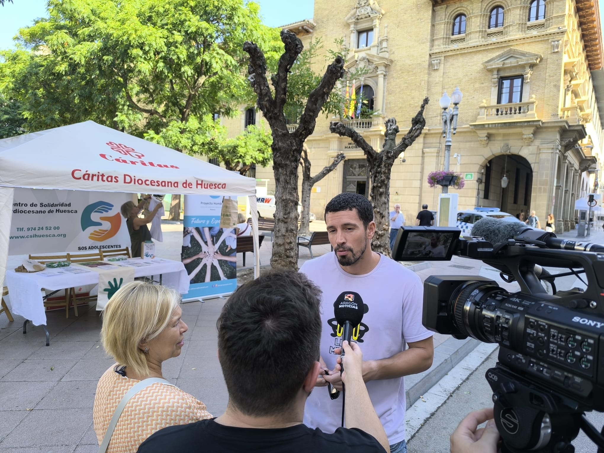 Entrevista de televisión al CSIH en Aragón Noticias